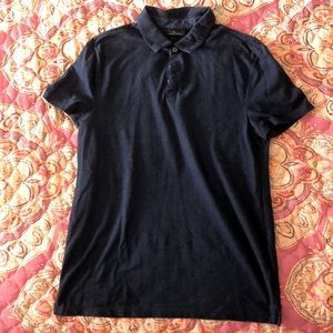 Rich navy men’s polo shirt